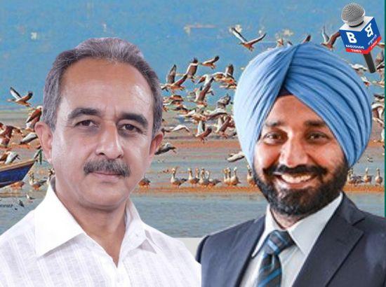 Central government's data endorces the concern shown by MP Satnam Sandhu on the decreasing number of Migratory bird species in wetlands of Punjab