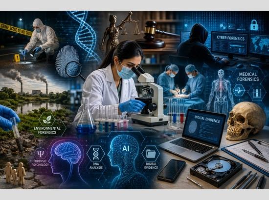 Beyond Crime Investigation: The Expanding Impact of Forensic Science in Today’s World….by Dr. Komaljeet Kaur