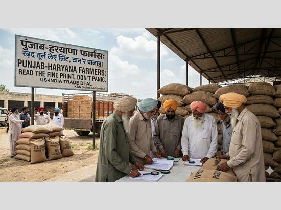 Punjab–Haryana and the U.S.–India Interim Trade Deal: Don’t Panic, Read the Fine Print....by KBS Sidhu