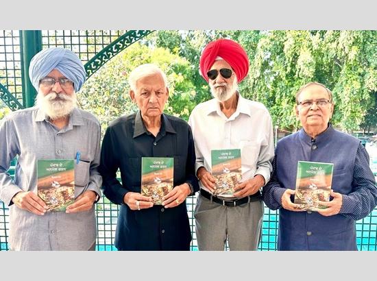 Ujagar Singh’s book ‘Punjab De Anmol Ratan’ featuring 54 eminent Punjabis released in Chandigarh