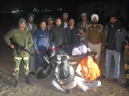 BSF apprehends 2 smugglers with 1.1 kg of narcotics on Amritsar border in joint operation