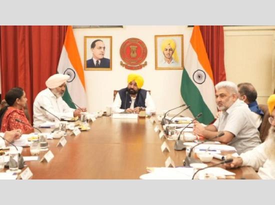 Punjab Cabinet meeting on Dec 29