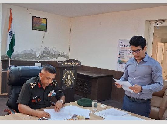 Ram Sarup Haritwal takes oath, presides over first Cantonment Board meeting in Ferozepur