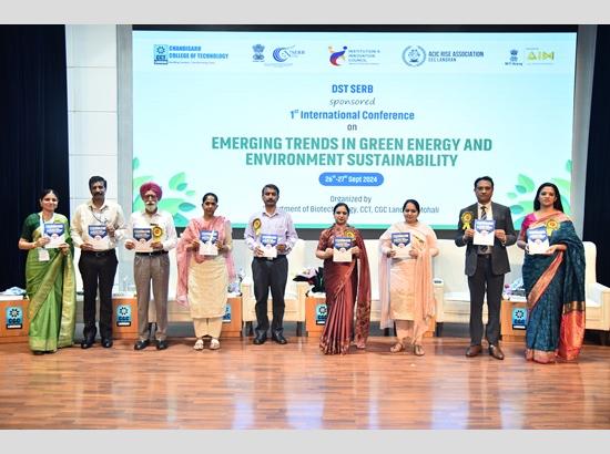 CGC Landran organizes international conference on emerging trends in Green Energy and Environmental Sustainability