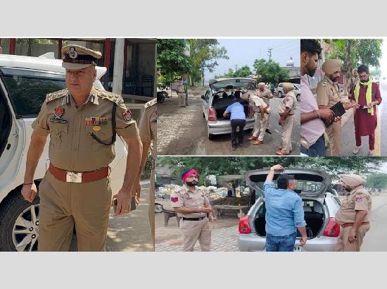 Massive crackdown on drugs and crime in Ferozepur - 173 checkpoints, 4,281 Vehicles checked, 416 challans issued