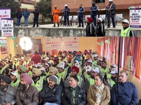 260 volunteers participate in 7-Day Civil Defence Training Program