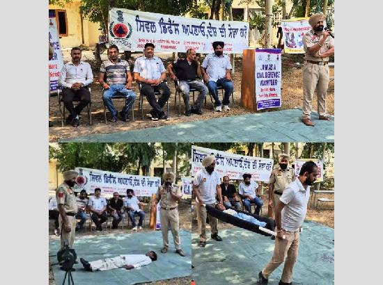 Civil Defence Training Programme held to sensitise students on rescue skills in Ferozepur