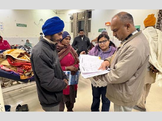 Civil Surgeon conducts late-night hospital inspection after patient complaint to ensure quality care
