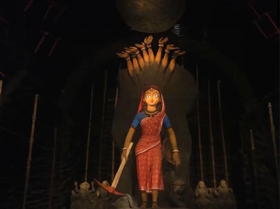 Kolkata Durga Puja pandal recreates coal mine, depicts miners' hardships