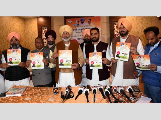 Congress releases 34-point election manifesto for MC polls