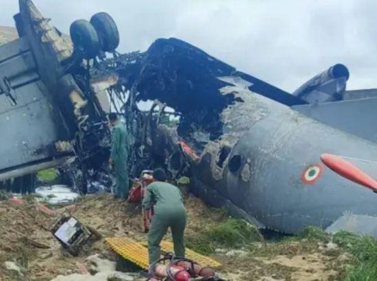 Breaking: Five IAF personnel killed in plane crash in Assam 