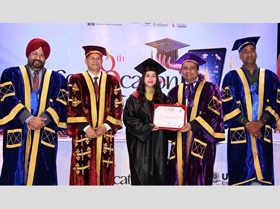 Chandigarh University holds 8th CU Online Annual Convocation; 363 students awarded degrees