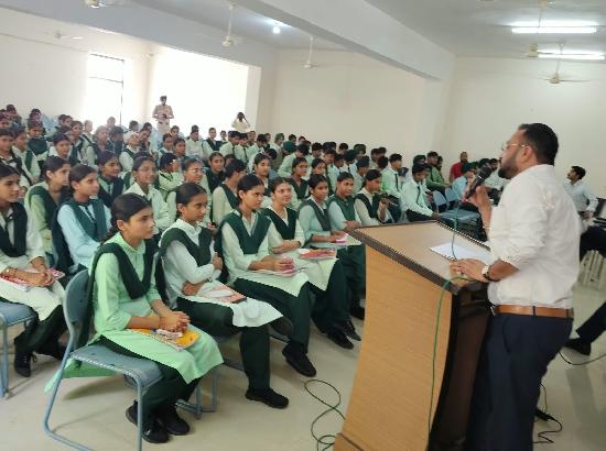 Dairy Dept holds Milk Awareness Camp at Meritorious School

