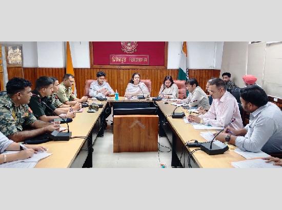 Ferozepur Admn gears up for monsoon; DC directs depts to ensure flood preparedness