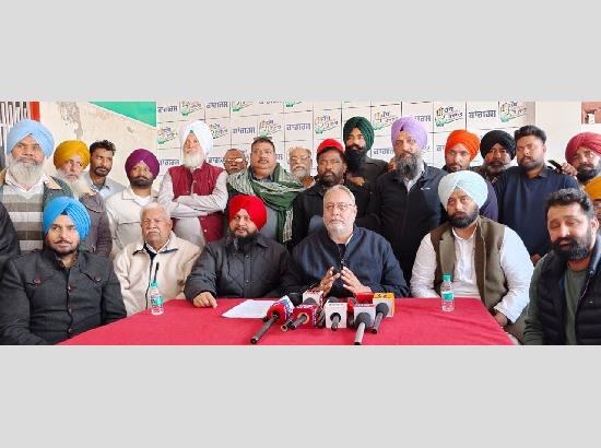 Congress leaders protest replacing  MGNREGA with new scheme, slams  Central Govt for 