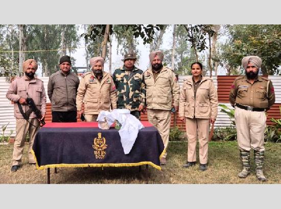 BSF neutralises drone-dropping delivery; seizes 1.1 kg heroin, drone