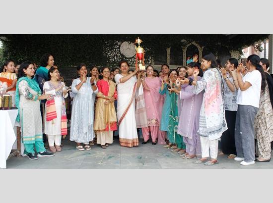 DSCW wins Overall Trophy at 66th Panjab University Zonal Youth-Heritage Festival