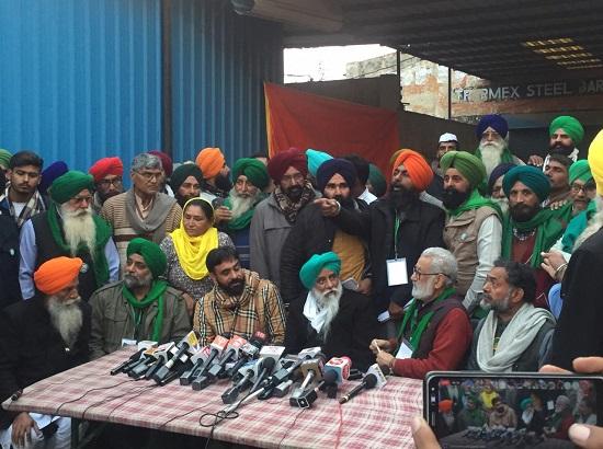 Farmer leaders holds Press Conference at Singhu Border a day before Tractor Rally