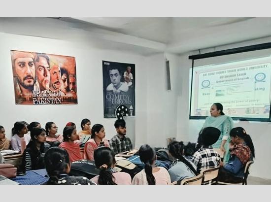 Fiction Film Week at SGGS World University explores the link between Literature and Cinema