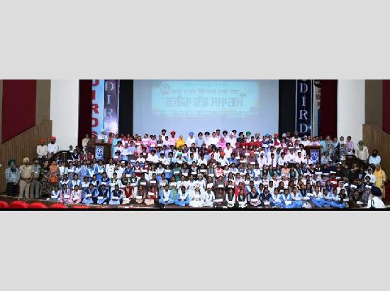 216 meritorious students receive scholarships, Fruit saplings under 'Sarbat Da Bhala Student Welfare Scheme'