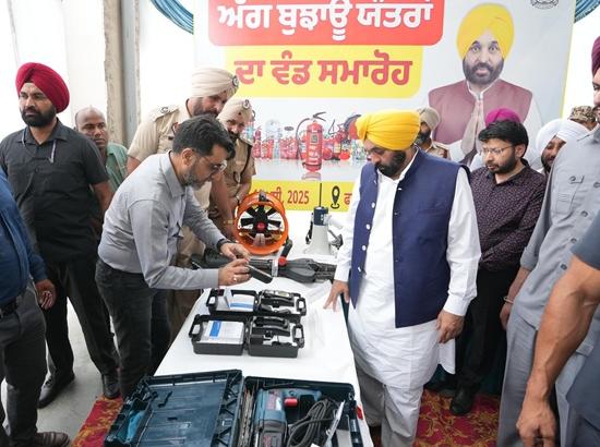 Emergency fire machinery worth Rs 47 crore deployed on border: Mann Govt switches to action mode to tackle crisis