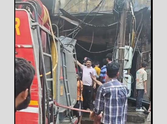 Massive fire breaks out in Ferozepur, heavy loss reported