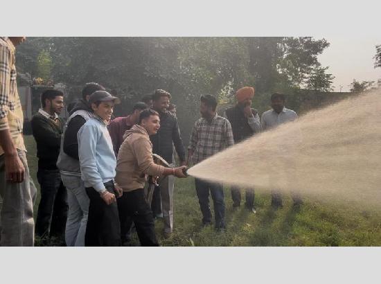 Youth trained in fire safety and disaster management at SBS State University