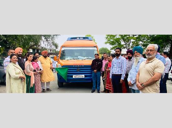 MLA  Bhullar flags off Food Safety Van in Ferozepur