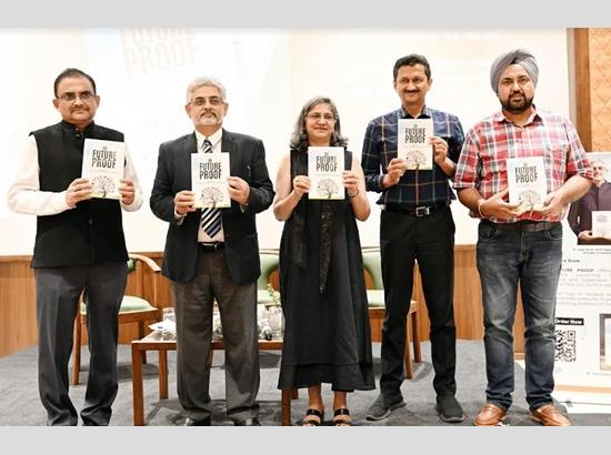 Haryana CS releases book 'Be Future Proof' by Vikas Verma, Regional Head of North India for UNDP