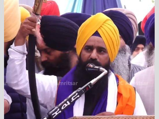 Jathedar Akal Takht asks CM Mann to embrace 'Sabat Soorat Sikh' form; Watch Video