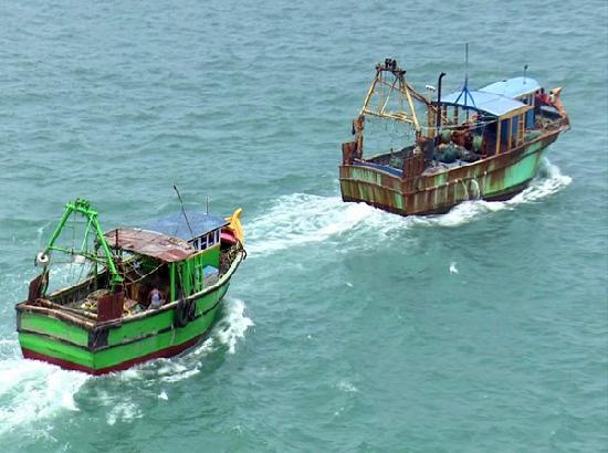 10 Indian fishermen detained by Sri Lankan Navy in Gulf of Mannar