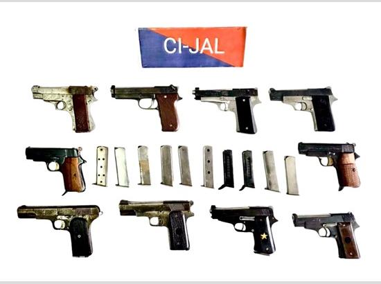 Two linked to inter-state illegal weapons supply module held from UP; 10 pistols recovered