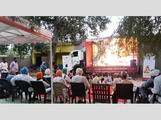 Documentary on life of Sri Guru Ravidas Ji screened in Ferozepur villages