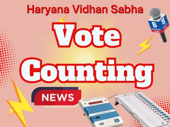 Haryana: BJP leading in 46 seats, Congress in 37 seats: ECI (10:40 am)