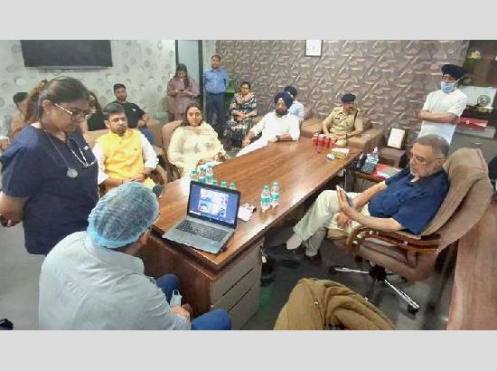 Health Minister visits Moga, assures strict action and best treatment for actress Tania’s father