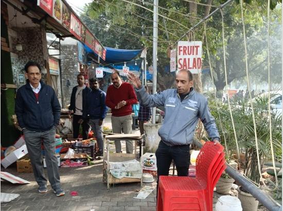 MC Chandigarh conducts anti-encroachment drive in key Sectors; 92 challans issued