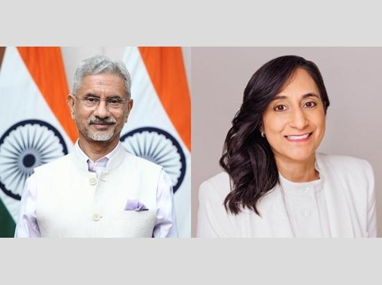 Dr. S. Jaishankar congratulates Anita Anand on her appointment as Canada's Foreign Minister
