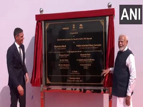 PM Modi, Spanish PM Pedro Sanchez inaugurate TATA-Airbus aircraft assembly facility