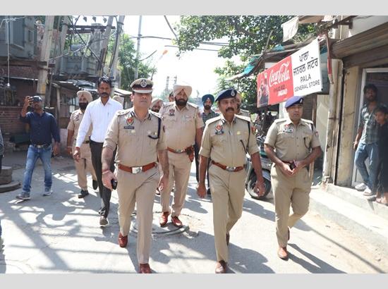 Jalandhar Commissionerate Police conducts CASO operations at 25 places in city