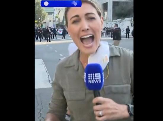 Australian journalist at LA protests shot by police with rubber bullet