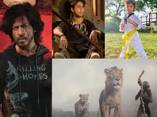 King Khan roars again! SRK, Aryan Khan, and AbRam Khan to voice Hindi version of 'Mufasa: 