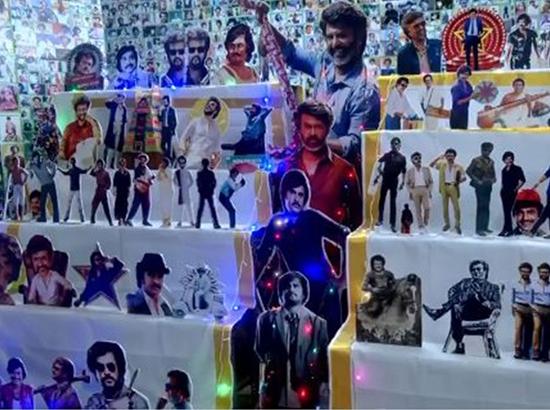 Rajinikanth fan creates special Navratri kolu featuring 230 representations of superstar