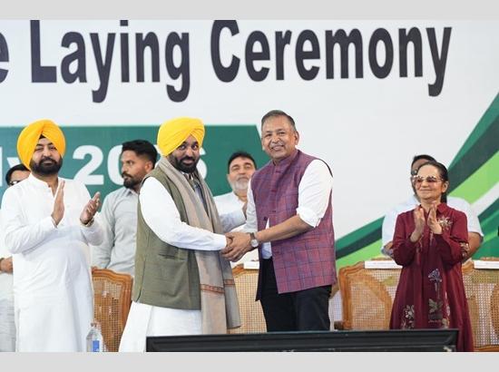 Punjab CM Mann lays foundation stone of India’s first-of-its Rs 1,116 crore Vardhman Aichi Steel Forging plant, 500 youth to get direct employment