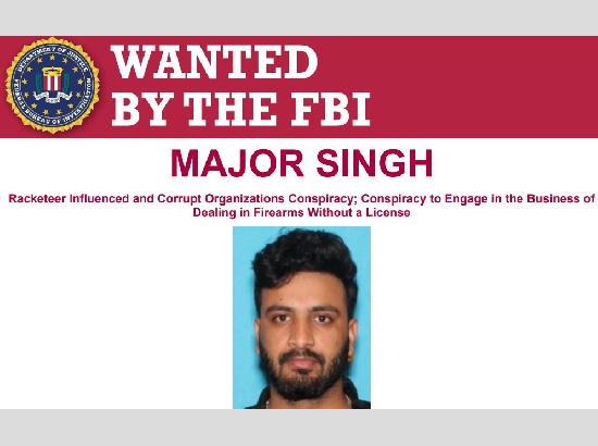 FBI issues 'Wanted' notice for another Punjabi youth for involvement in transnational crime along with Jaggu Bhagwanpuria gang