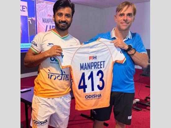 Manpreet Singh becomes most-capped player in Indian hockey
