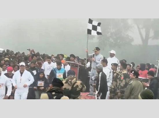 BSF holds 'Half-Marathon', '10 Km Run' to promote Anti-Drug campaign in Ferozepur