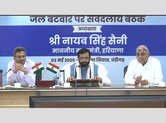 Haryana CM demands unconditional water release, accuses CM Mann; Watch Video