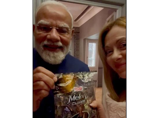 Video of PM Modi gifting 'Melody' toffees to Italian PM Meloni crosses 100 million views on social media in few hours