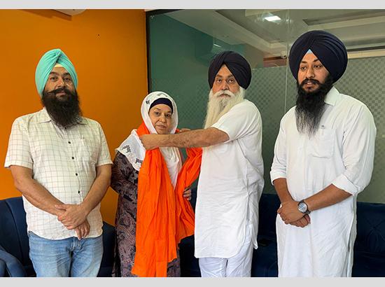 Jasmeet Kaur Chhina announced as Misl Satluj’s Assembly candidate from Sanaur: Ajaypal Singh Brar
