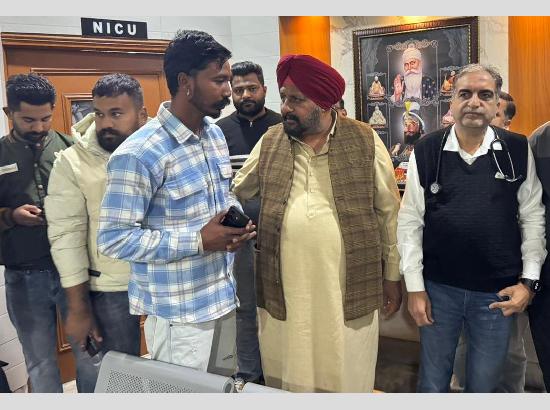 MLA Bhullar reviews treatment under CM’s Health Insurance Scheme